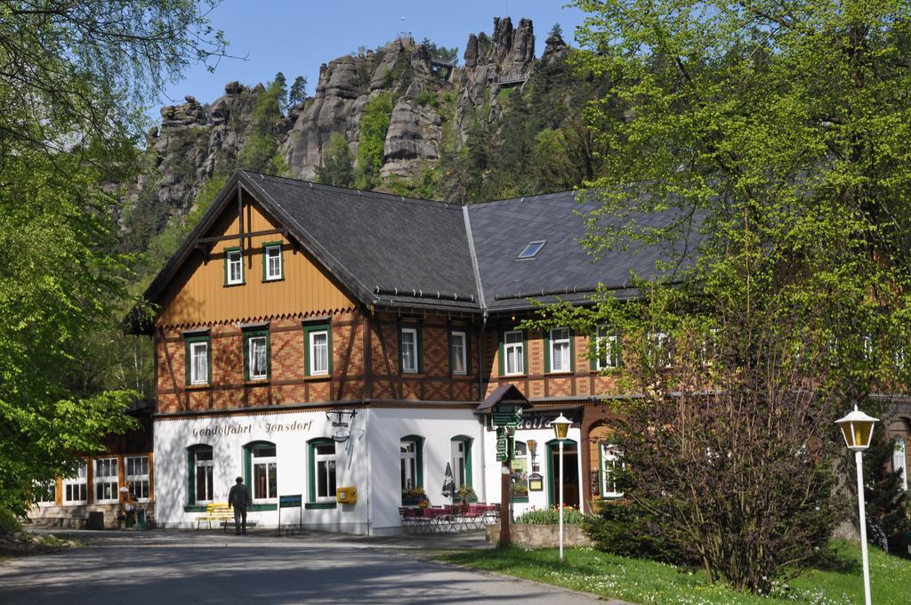 Hotel Gondelfahrt Kurort Jonsdorf Bagian luar foto